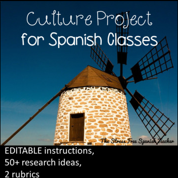 Spanish Class Culture Project