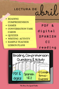 Spanish CI Reading for SPRING